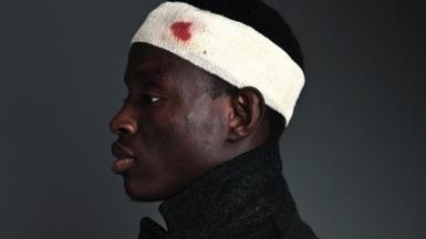 Man with head injury