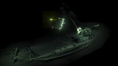 Ancient Greek Shipwreck under the Black Sea
