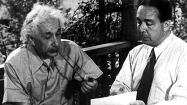Albert Einstein and Leo Szilard