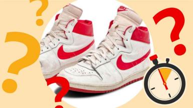 A pair of Nike Air Ship