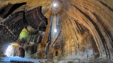 The Gurfa Caves, Sicily
