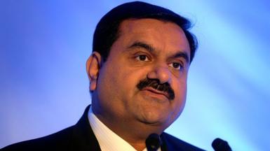 Gautam Adani, Chairman of the Adani Group during a press conference at a press conference in Mumbai to unveil the companys new global corporate brand identity and logo on February 23, 2012 in Mumbai, India.