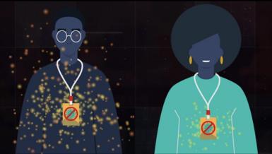 graphic showing two people wearing