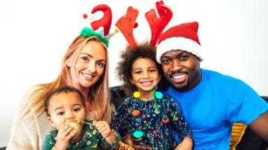 Family at Christmas