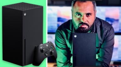 Marc Cieslak with Xbox Series X