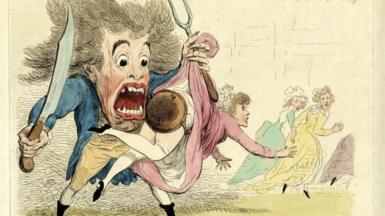 Cartoon of the London Monster