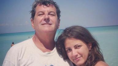 Oswaldo Payá and his daughter Rosa Maria in 2012