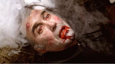 Christopher Lee as Dracula in the film Dracula AD 1972