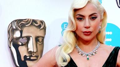 Lady Gaga at the Baftas