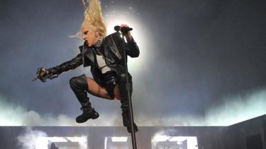 Lady Gaga on stage