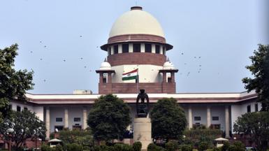 A view of the Supreme Court in New Delhi