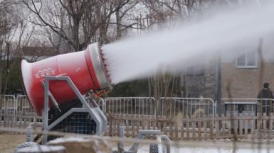 Snow machine at Beijing Olympics