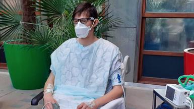 Oliver Pratt in hospital