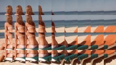 An abstract beach image