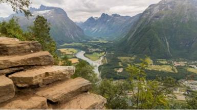 Norway mountain views