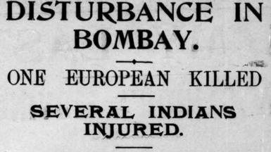 Newspaper headline