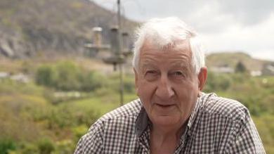 Glyn Williams, owner of Manod slate mine