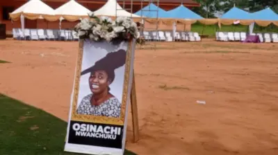 Late gospel singer Osinachi Nwachukwu burial don start
