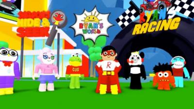 Roblox Youtuber Ryan S World Joins Game Cbbc Newsround - famous roblox youtubers names