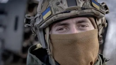 Un militar ucraniano