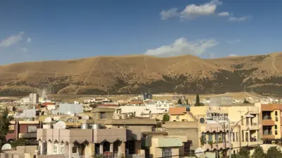 Vista de parte da cidade de Sulaymaniyah, no Curdistão