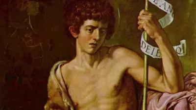 João Batista, em pintura de Bartolomé Gonzalez