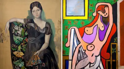 Picasso paintings of his wife Olga Khokhlova