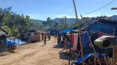 မဏိပူရ်ပြည်နယ်က မြန်မာစစ်ရှောင်တွေမြင်ကွင်း