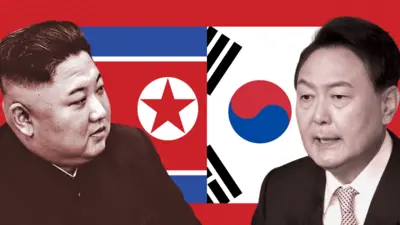 كيم جونغ أون والرئيس يون سوك يول