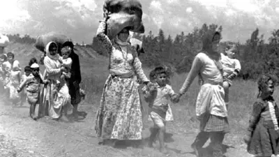 Исход беженцев после войны 1948 года
