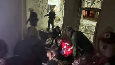 Rescuers in Kyiv, 1 June