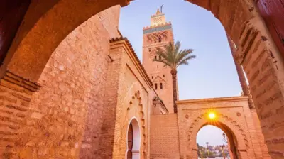 Mosquée Koutoubia à Marrakech, Maroc.