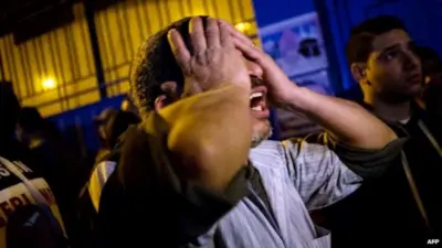 मिस्रल में 2015 में हुई हिंसा के बाद गमज़दा प्रशंसक