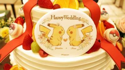 Pokemon Wedding Pikachu Themed Weddings Arrive In Japan Cbbc Newsround