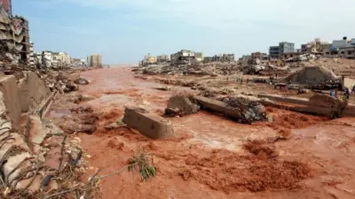 Les zones basses de Derna, proches de la mer, ont été les plus touchées.