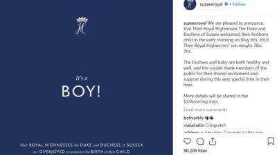 Royal Baby Congratulations Pour In For Duke And Duchess Of Sussex Who Have Had A Baby Boy Cbbc Newsround