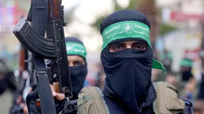 Combatitente de Hamás.