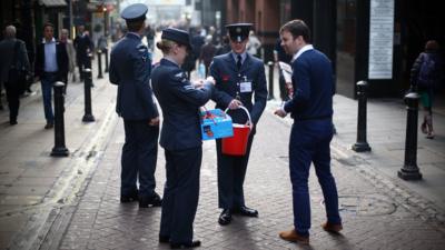 Royal British Legion volunteers