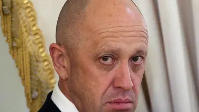 يفغيني بريغوجين في اجتماع عام 2016