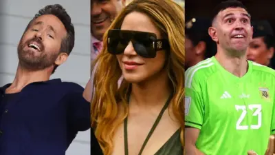 ራያን ሬይኖልድስ፣ ሻኪራ፣ ማርቲኔዝ