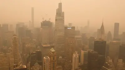New York smoke haze