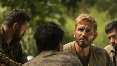 Una escena de la película con Jim Caviezel.