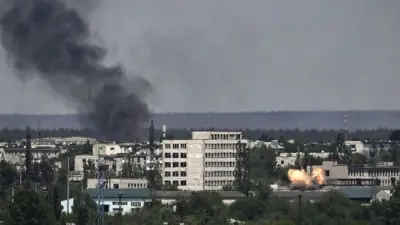 Explosion seen in Severodonetsk