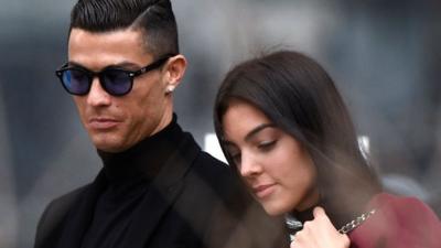 Cristiano Ronaldo y su pareja