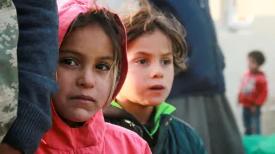 Niños en la calle, foto genérica.