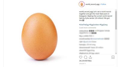 Instagram Egg Kylie Jenner S Most Liked Record Beaten Cbbc Newsround