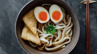 Image of a bowl of udon noodles