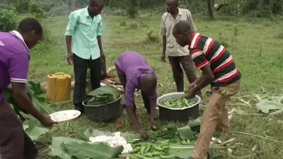 Men who trained on house chores