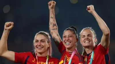 Jugadoras de la selección española