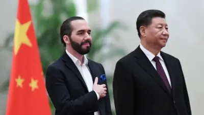 Bukele y Xi Jinping